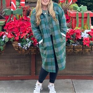 Anthropologie pilcro plaid coat NWT